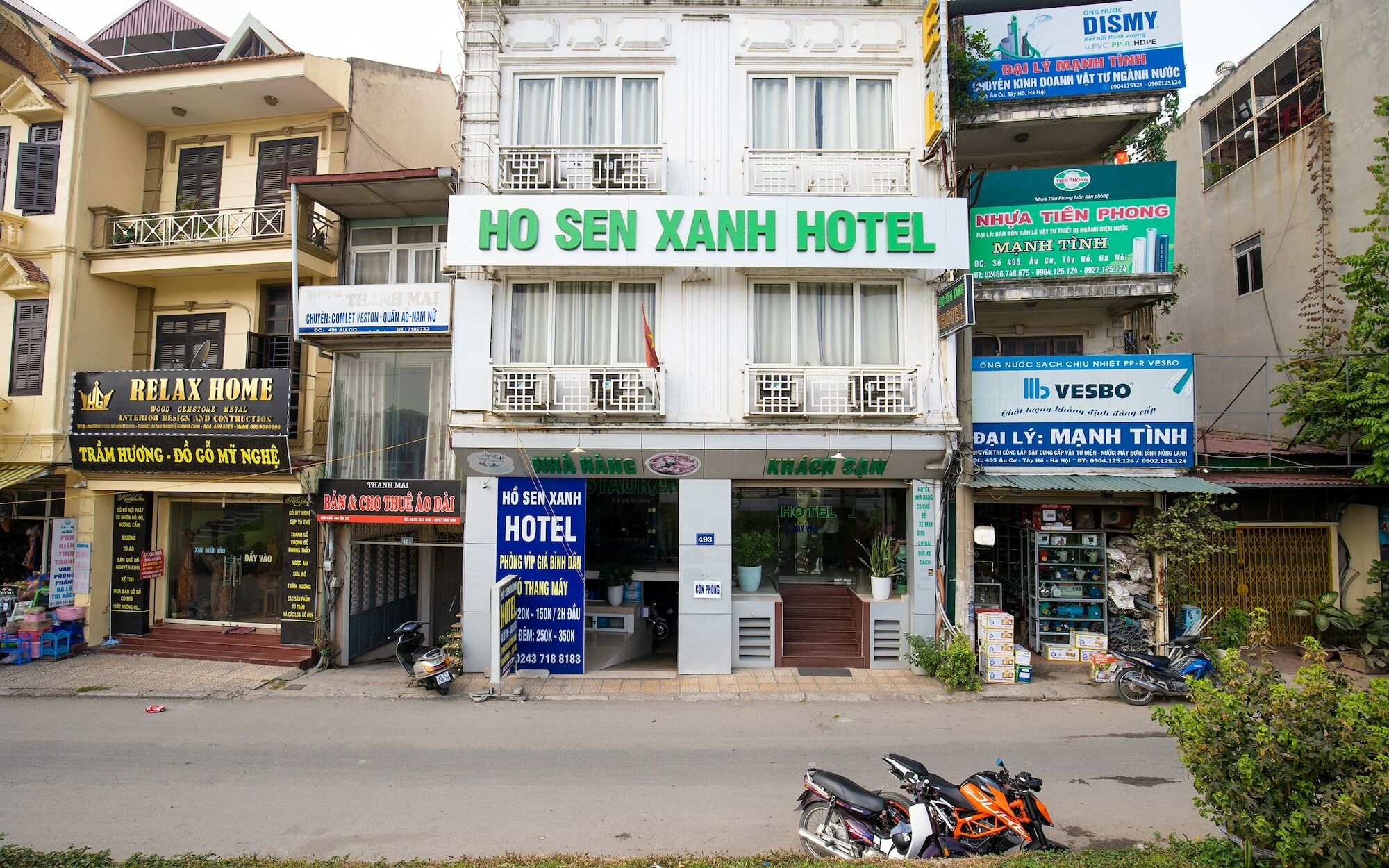 Ho Sen Xanh Hotel Hanói Exterior foto